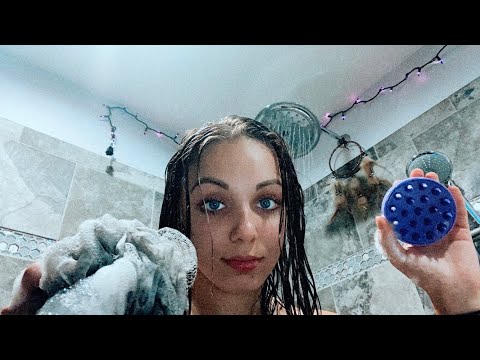ASMR || Shower With Me! 🚿 No Talking! 🧼