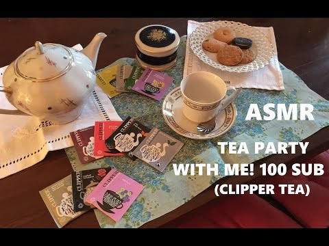 ASMR Relaxing Tea Party! Clipper Tea