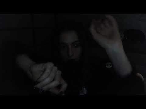 [ASMR]| Hand Movements in the Dark (With Mouth Sounds & Reverb)