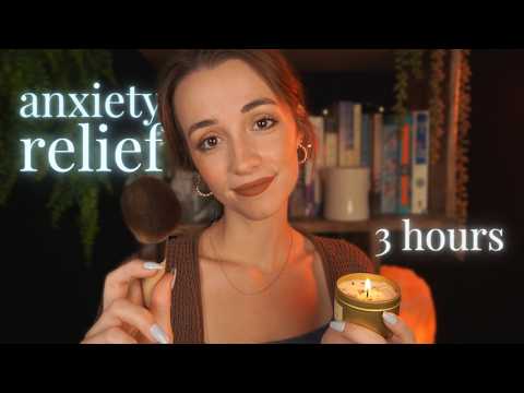 ASMR | 3 HOURS of ANXIETY and PANIC Relief 💙 Helping You Calm Down