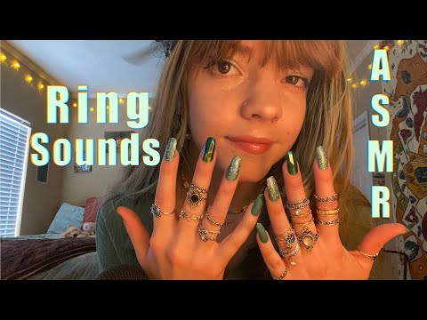 ASMR Ring Sounds, Nail Sounds + Other Random Triggers