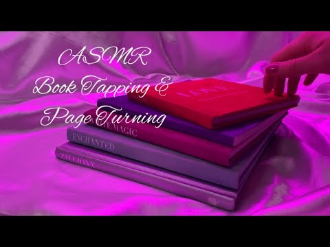 ASMR Book Tapping & Page Turning For Relaxation 📚 No Talking