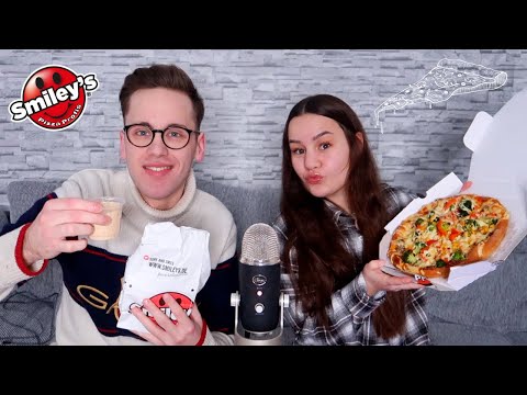 [ASMR] Smiley's Pizza MUKBANG mit Marci 🍕| Dies oder Das Fragen | ASMR Marlife