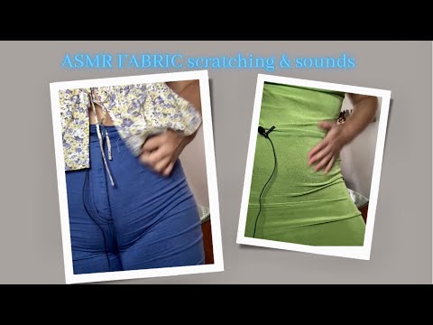 ASMR|FAST & AGGRESSIVE FABRIC SCRATCHING & SOUNDS *no talking *#asmr #asmrfabricscratching #fabric
