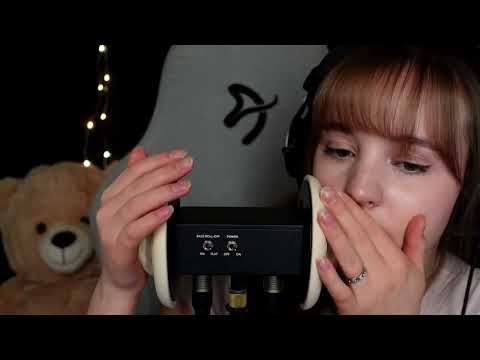 ASMR Ear to ear Mouthsounds with echo 💤💚