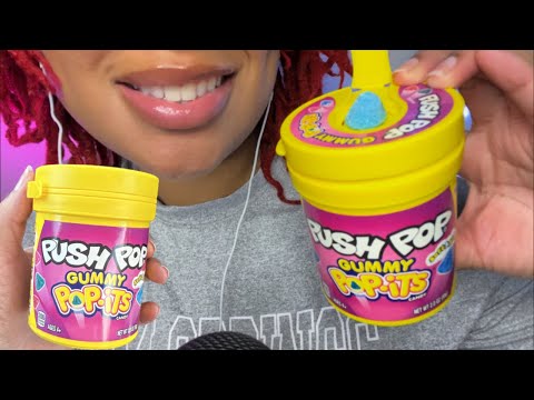 ASMR | push pop gummy PoP-iTS candy 🍬