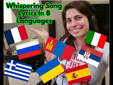 ASMR Whispering Lyrics in 8 Languages - Måneskin, Go_A, Manizha, The Hu, Hurricane, Shakira & More