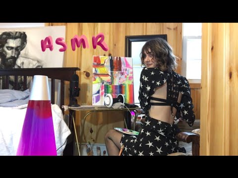 Commission Abstract Painting ASMR | Take 2