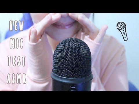 ASMR | New Mic Test | Whispering, Tapping & Mouth Sounds Etc... | Four Different Patterns