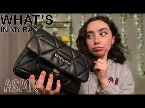 🌙 ASMR FRANÇAIS : WHAT'S IN MY WORK BAG ? 👜(que des sons ultra relaxant) #asmr #relax