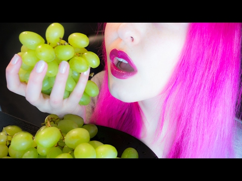 ASMR: Super Crispy Grapes | Eat The Whole Thing ~ Relaxing Eating Sounds [No Talking | Vegan] 😻