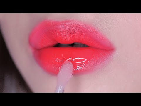 ASMR 5 Lip Makeup & Care Routines 💄💋(Cosmetics and Lipstick Applying Sounds, 4K)