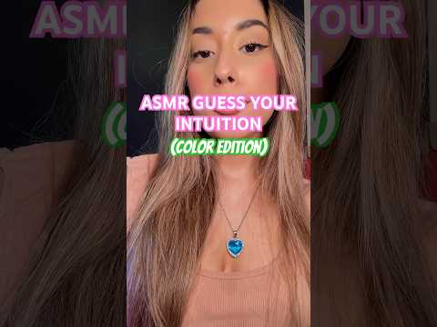 ASMR Test Your Intuition #asmr #shorts #colorgames