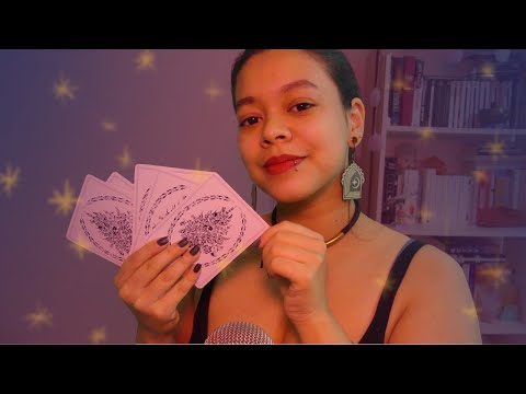 ROLEPLAY ASMR FR - Voyante 🔮 Je te tire les cartes (chuchotements, hand sounds, tapping)