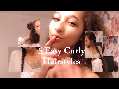 5 Super Easy Hairstyles For Curly Hair
