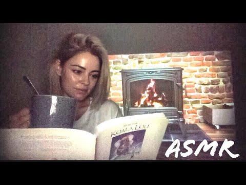 ASMR By The Fireplace Reading a Bedtime Story