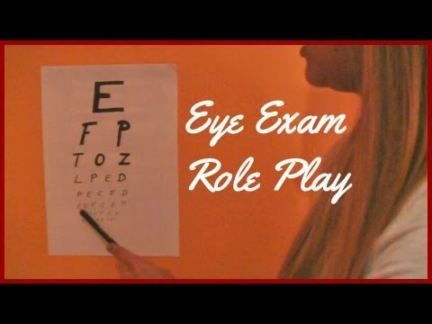 ASMR ♥ Eye Exam Role Play