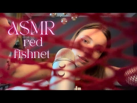 ASMR • red fishnet 🥰 100th video special! ✨
