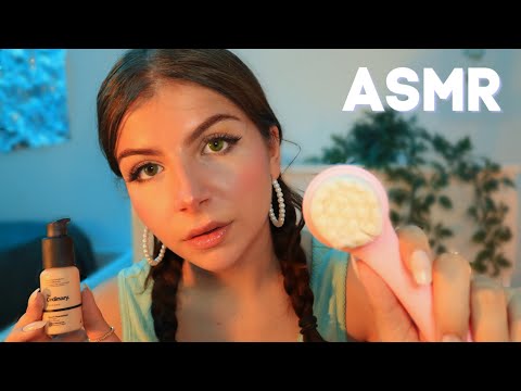 ASMR FRANÇAIS | Ton amie timide te maquille (layered sound, whispering)🌸