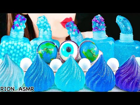 【ASMR】HONEY JELLY WITH POPPING CANDY,CRUNCHY HONEY JELLY,PLANET GUMMY MUKBANG 먹방 EATING SOUNDS