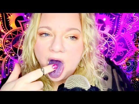 [ASMR] Subtle pierced tongue mouth sounds mixed with other triggers (whispering)