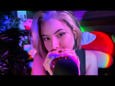 ASMR Whispering ONLY 🤫 (Close up whispers with mic)