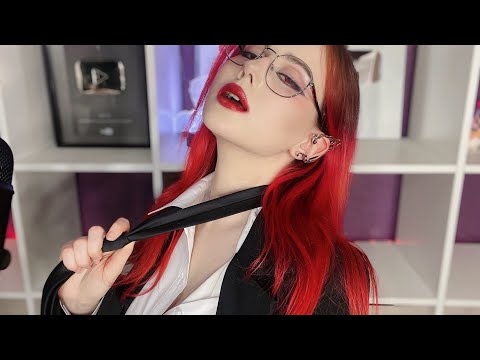 ASMR Your Jealous Ex Girlfriend Is A Boss, She Interviews You (role play) 💤
