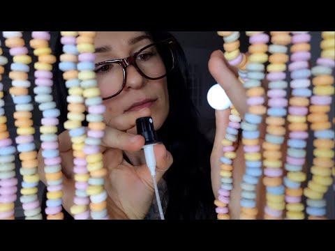 Your hair is candy necklace - color examination -pointless roleplay ASMR