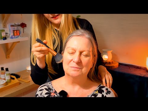 ASMR aroma oils, scalp massage and sound treatment (Unintentional ASMR)