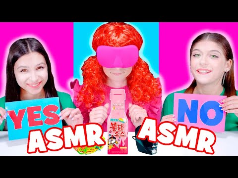 ASMR Eating Sounds Yes Or No Food Challenge