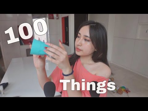 ASMR fast tapping on 100 more things..