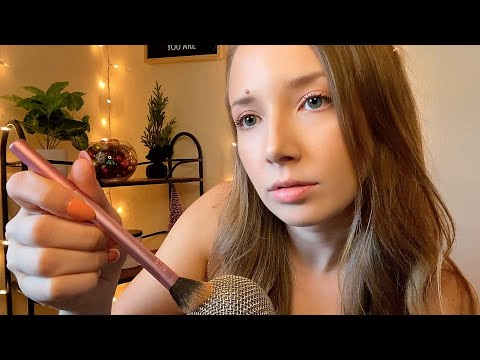 ASMR Extremely Gentle Mic Brushing & Whispering (MERRY Christmas Eve friends🎄)