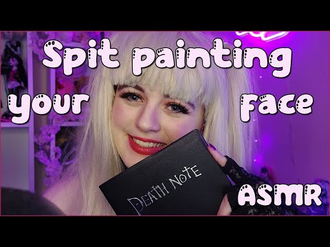 100% tingles! spit painting your face ✨┃fast and aggressive roleplay ┃ Misa Aname Death Note ASMR