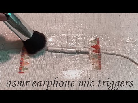 ASMR earphone mic triggers