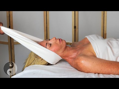ASMR Real Head, Neck, Scalp & Chest Massage To Melt Tired Achy Muscles [No Talking]