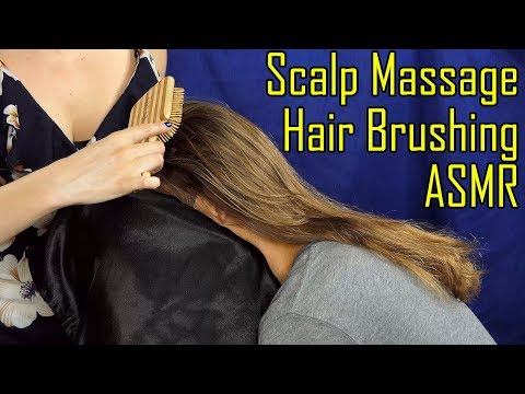 Gently Brushing His Stress Away Part 2! ASMR Hair Brushing and Scalp Massage