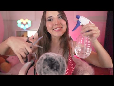 ASMR 💈ROLEPLAY PELUQUERÍA 💈- CORTE de pelo LOCOCHON pero relajante 💤💤