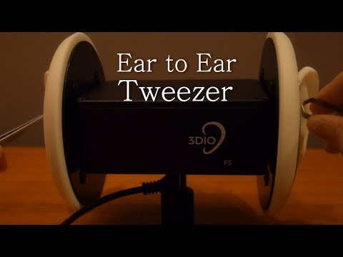 [No talking ASMR] 집중과 팅글을 위한 핀셋이 빙글빙글 / Ear to Ear Tweezer Sounds