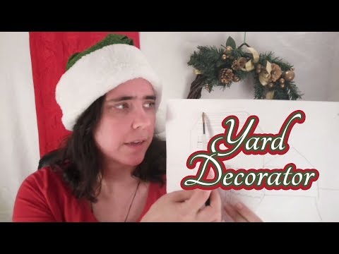 ASMR Christmas Yard Decorator Role Play   ☀365 Days of ASMR☀