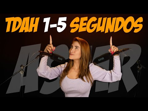 Asmr para personas CON TDAH (- 1 SEGUNDO) | ASMR Español | Asmr with Sasha