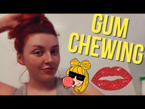 Pure intense gum chewing ft up close hand movements for relaxation (patreon request) - ASMR