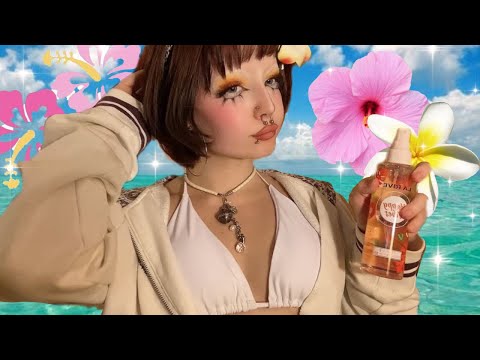ASMR Best Friend Helps You Get Ready For Beach Party!🌊🌴🌸