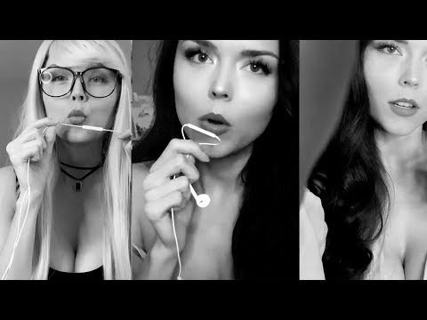 ASMR // Inaudible Whispering + Tingly Mouth Sounds Trio (Throwback REMIX!)