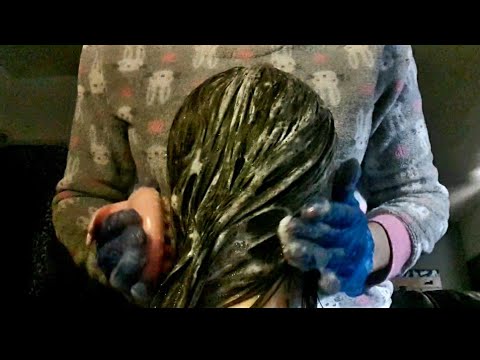 ASMR Shampoo  Brushing sounds for relaxation to help u sleep 💤 no talking 😴