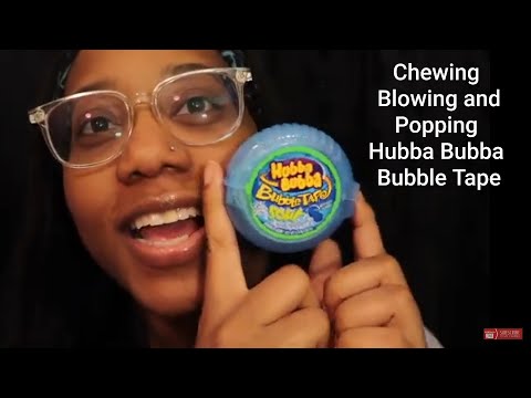 ASMR | Trying Hubba Bubble | Bubble Tape