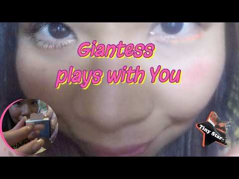 ASMR FRIENDLY GIANTESS PLAYS WITH YOU (Mouth Sounds, Face Tapping) 😘🫖  [Tiny Star Exclusive Teaser]