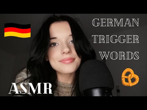 ASMR | German Trigger Words (whispers & hand movements)
