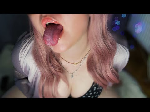 ASMR TRY TO SLEEP - LENS LICKING, EATING EARS, SUPER TINGLY MOUTH SOUNDS, MASSAGE, TRIGGERS, + #asmr