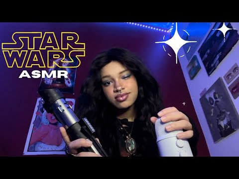 Star Wars Collection ASMR Showing you Lightsabers, book tapping, whispered/soft spoken rambles