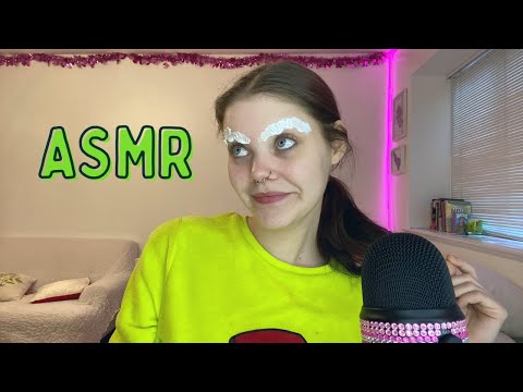 ASMR | BLEACHING MY EYEBROWS WITH ME 🌟🤍
